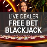 Live Dealer Classic Freebet Blackjack 7 Seat Table 6
