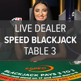 Live Dealer Classic Speed Blackjack Table 3